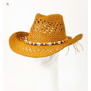 Fame Cowrie Shell Beaded Hat